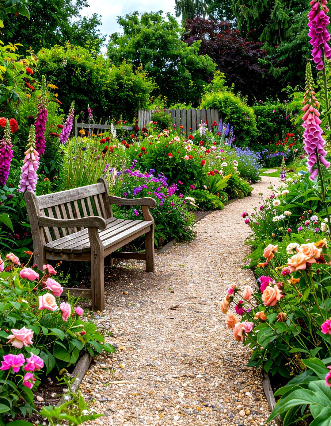 Rustic Cottage Gravel Garden - 30 gravel garden ideas