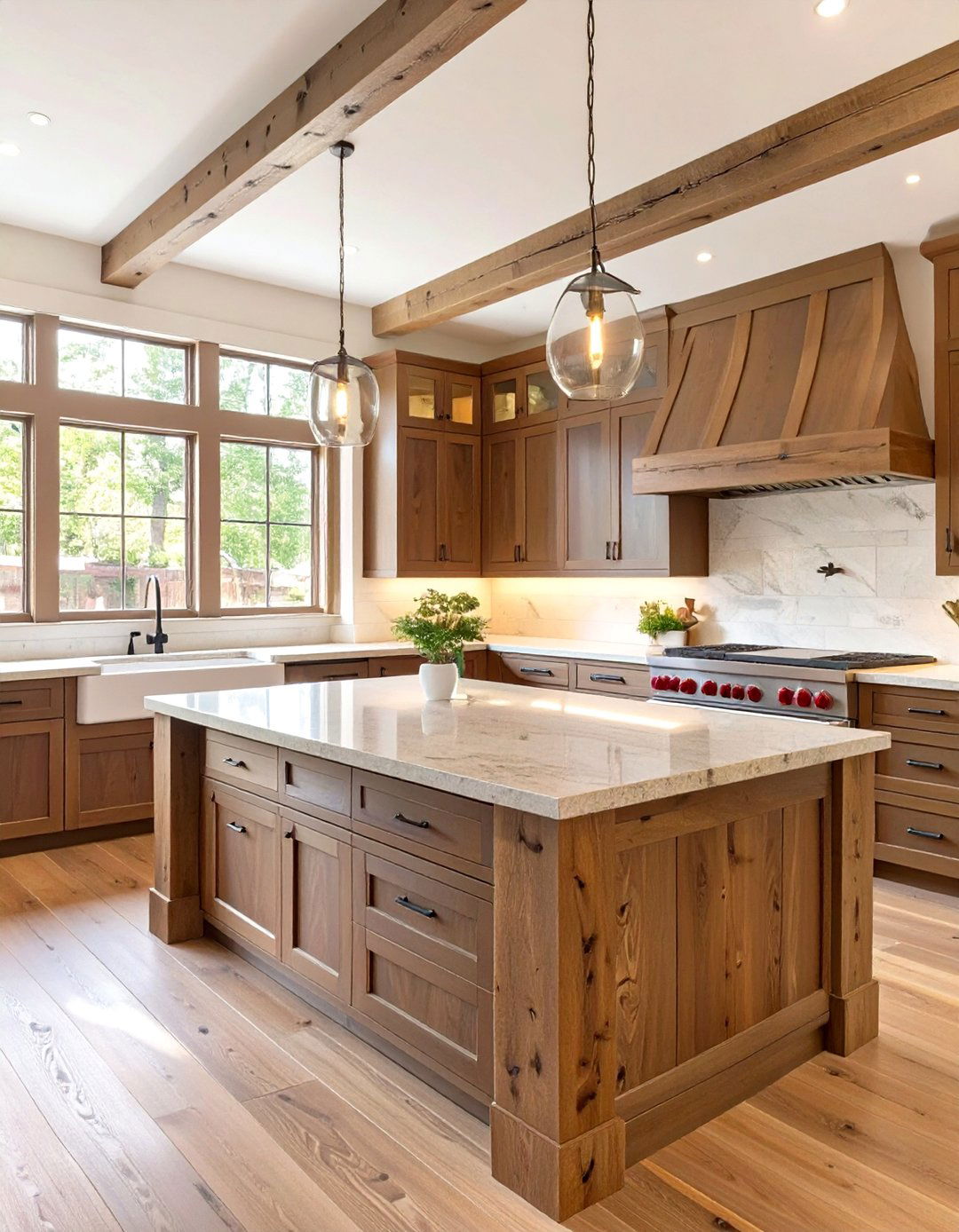 Rustic Dark Wood Kitchen - 30 dark kitchen ideas