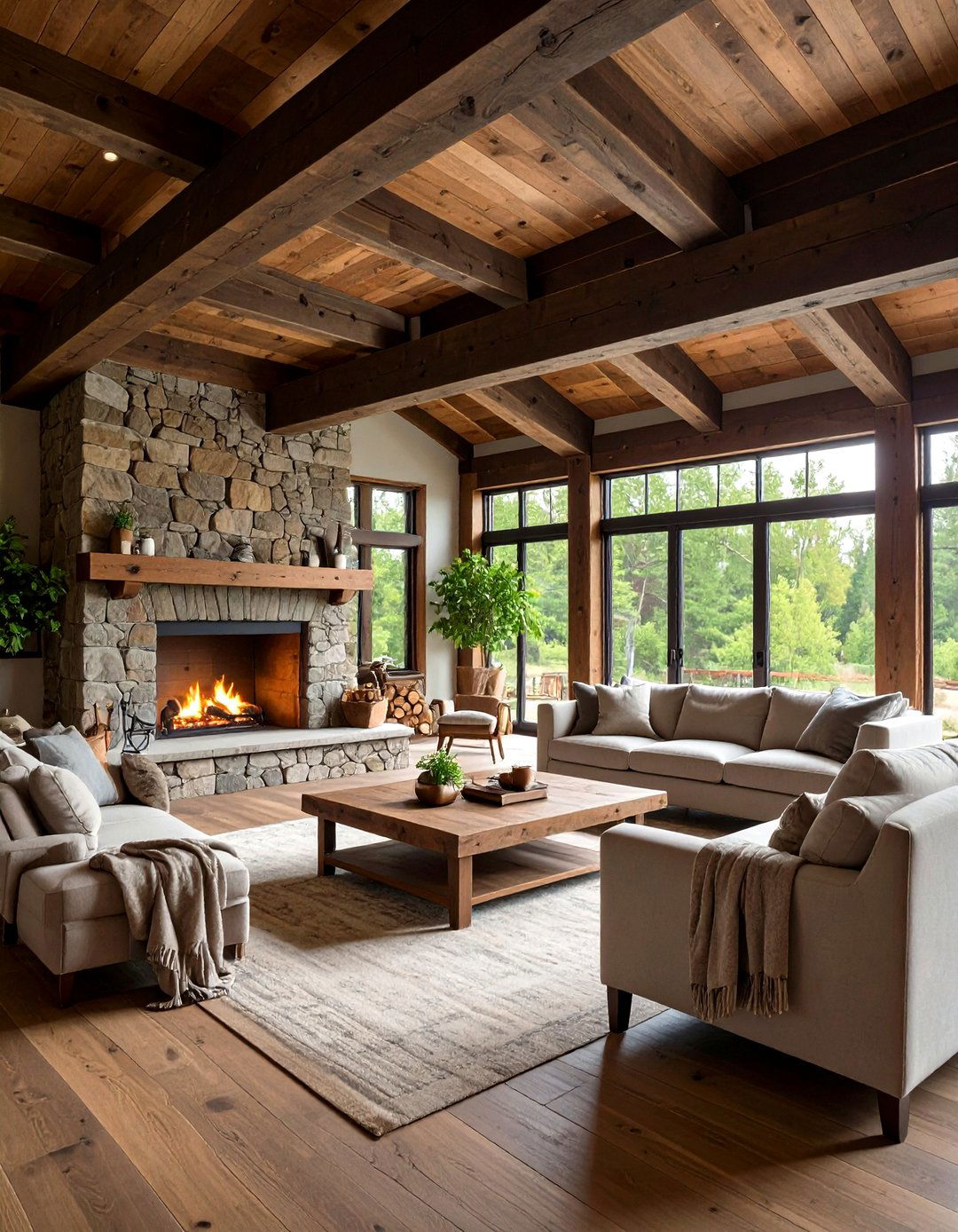 View of 30 Stunning Living Room Ceiling Ideas to Elevate Your Room - We Love ...