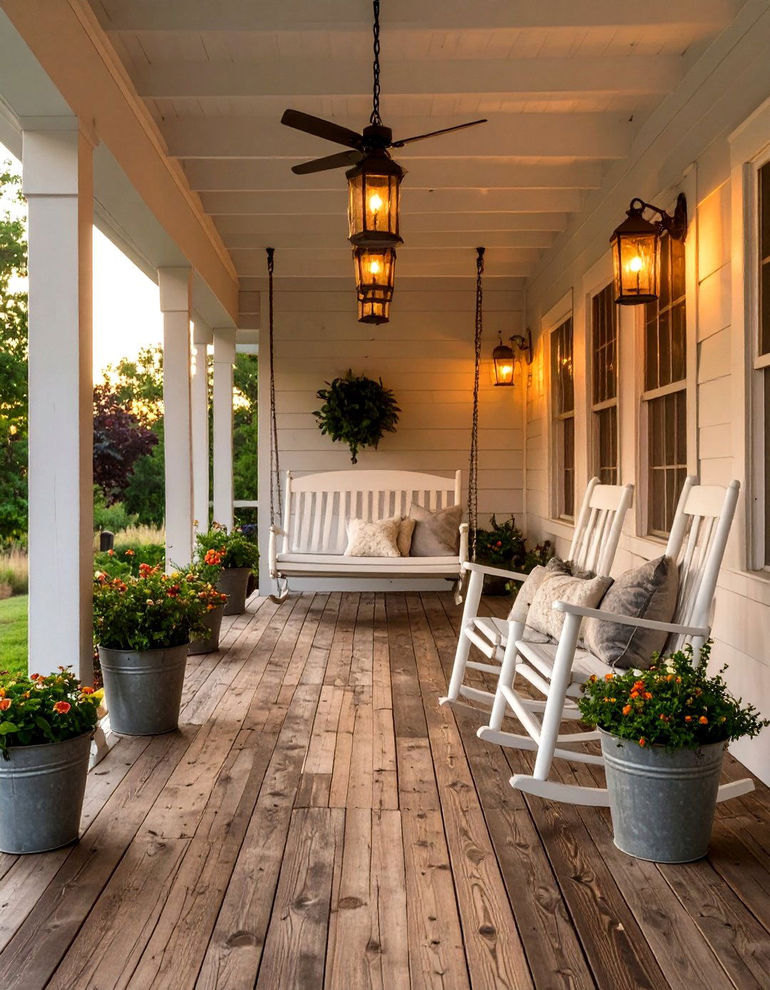 Rustic Farmhouse Back Porch - 30 back porch designs