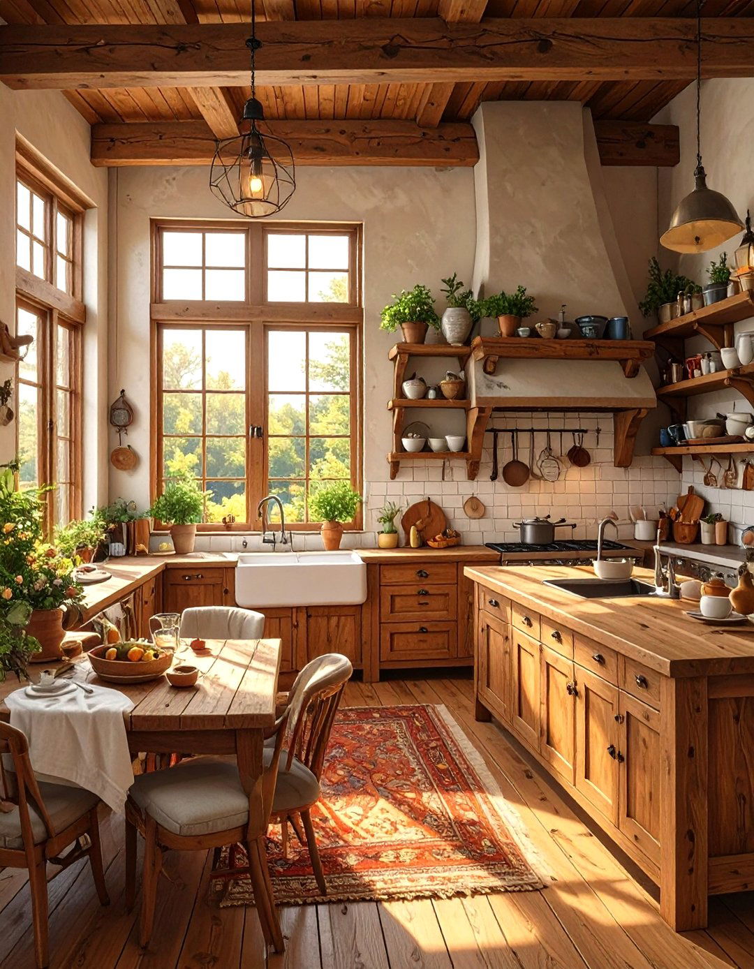 Rustic Farmhouse Comfort - 30 apartment interior design ideas