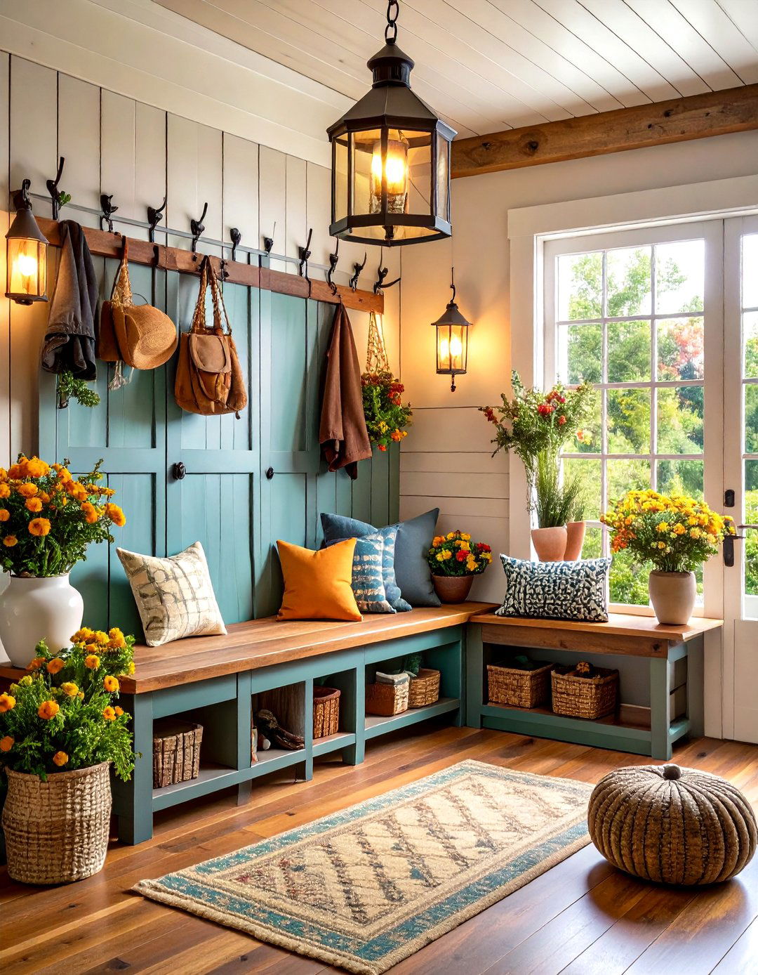 Rustic Farmhouse Entry Closet - 30 entry closet ideas