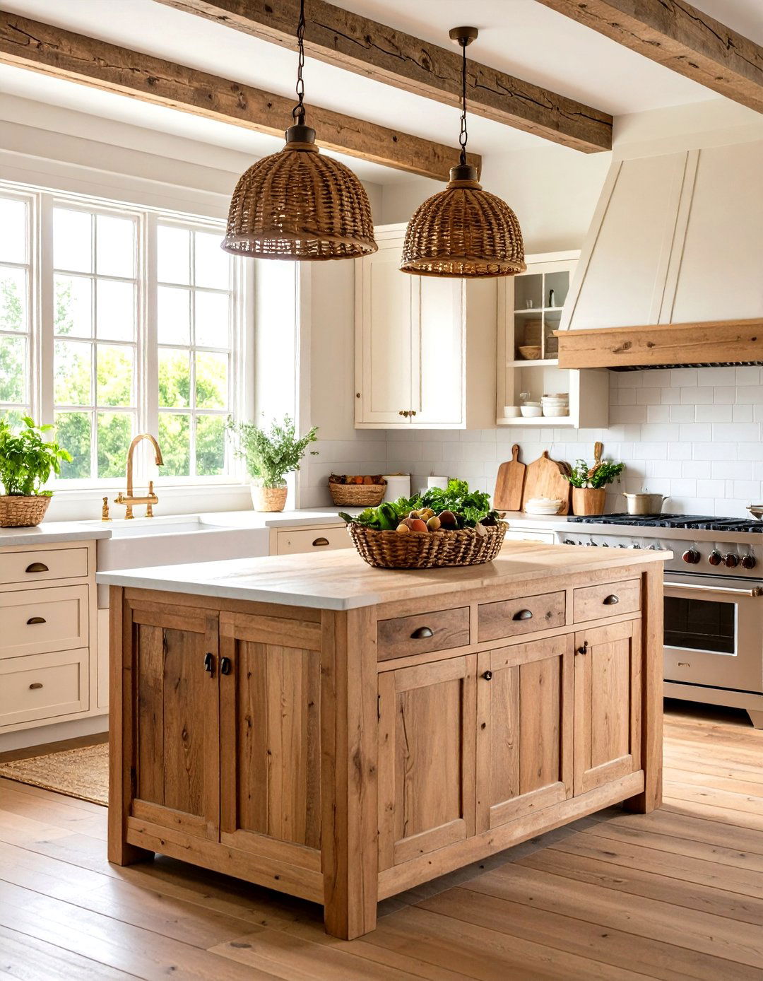 Rustic Farmhouse Kitchen - 30 kitchen redo ideas