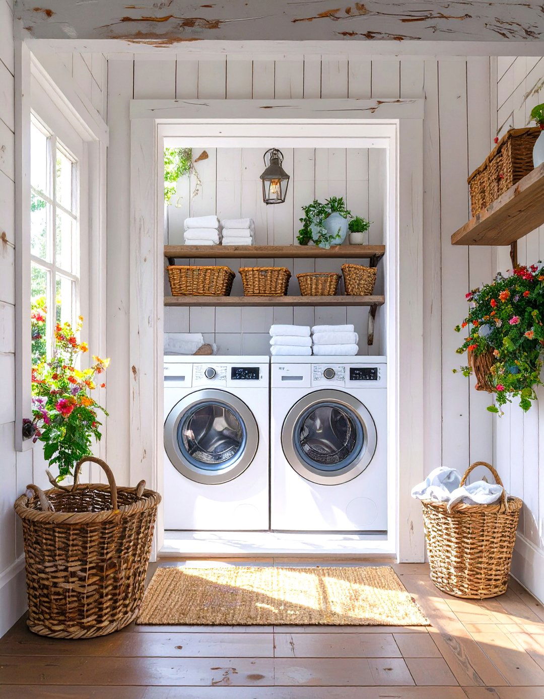 30 Hallway Laundry Closet Ideas for Small Space Homes - We Love Home Blog