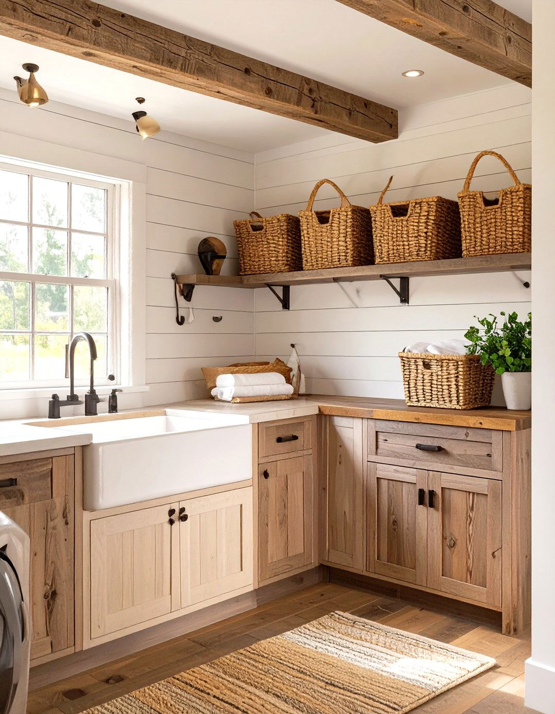 Rustic Farmhouse Laundry Room - 30 nu look home design ideas