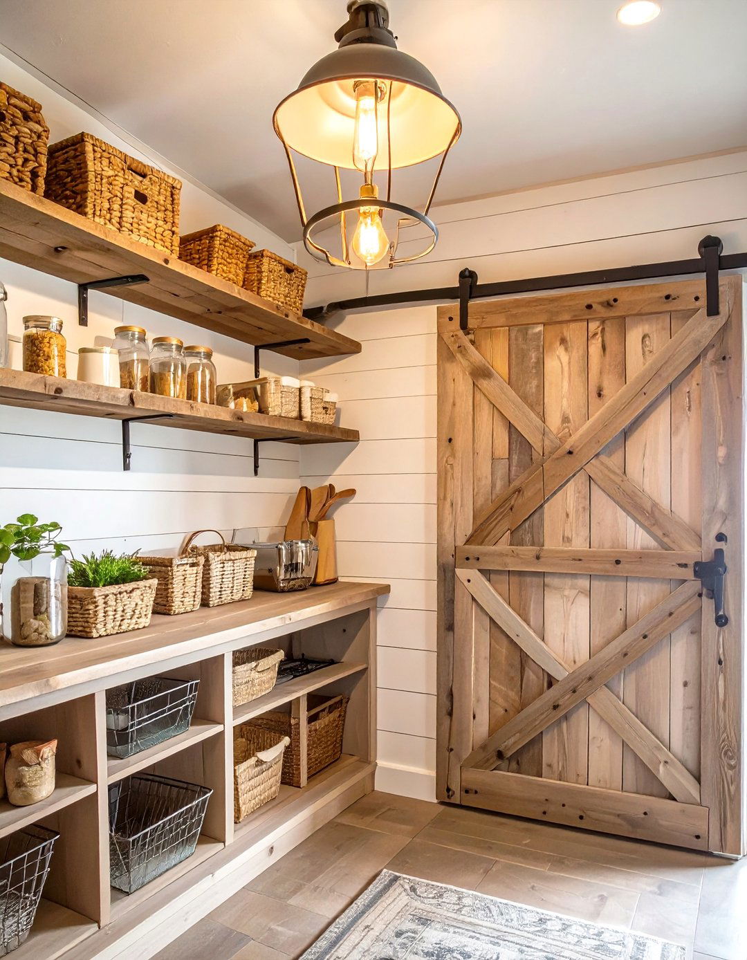 Rustic Farmhouse Pantry Charm - 30 butlers pantry walk in pantry ideas