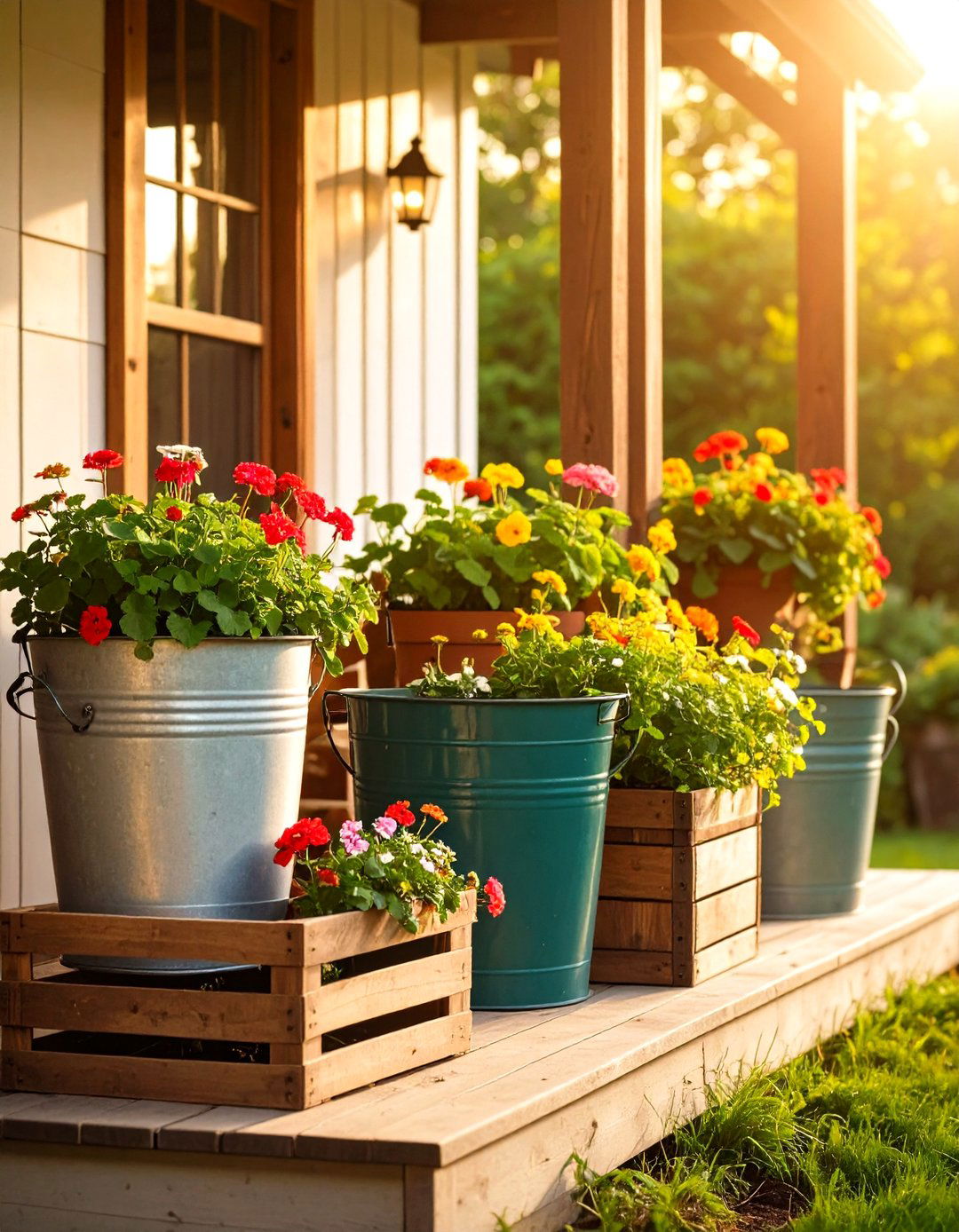 30 Front Porch Planter Ideas for a Stunning Entryway - We Love Home Blog