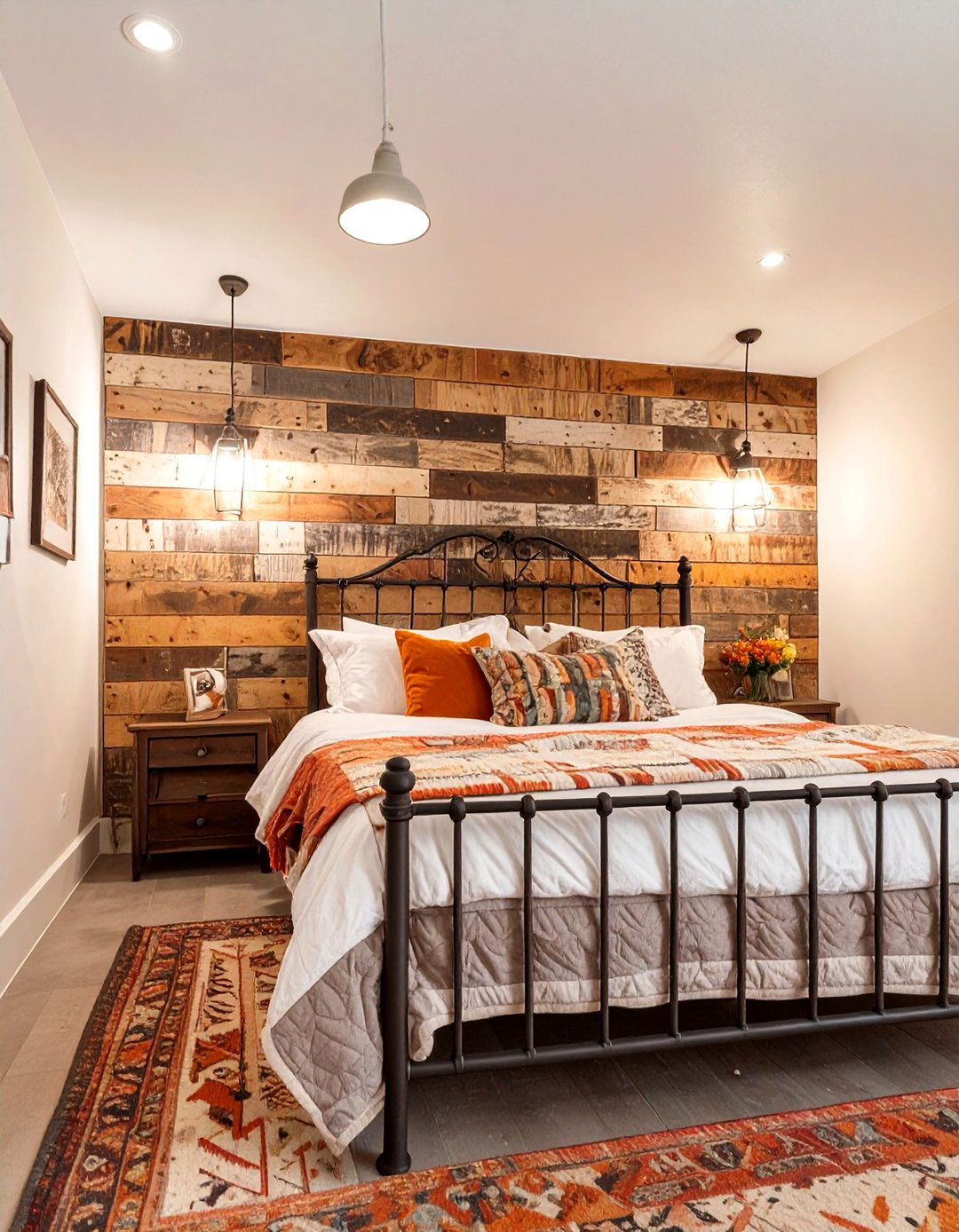 Rustic Farmhouse Retreat Bedroom - 30 basement bedroom ideas on a budget