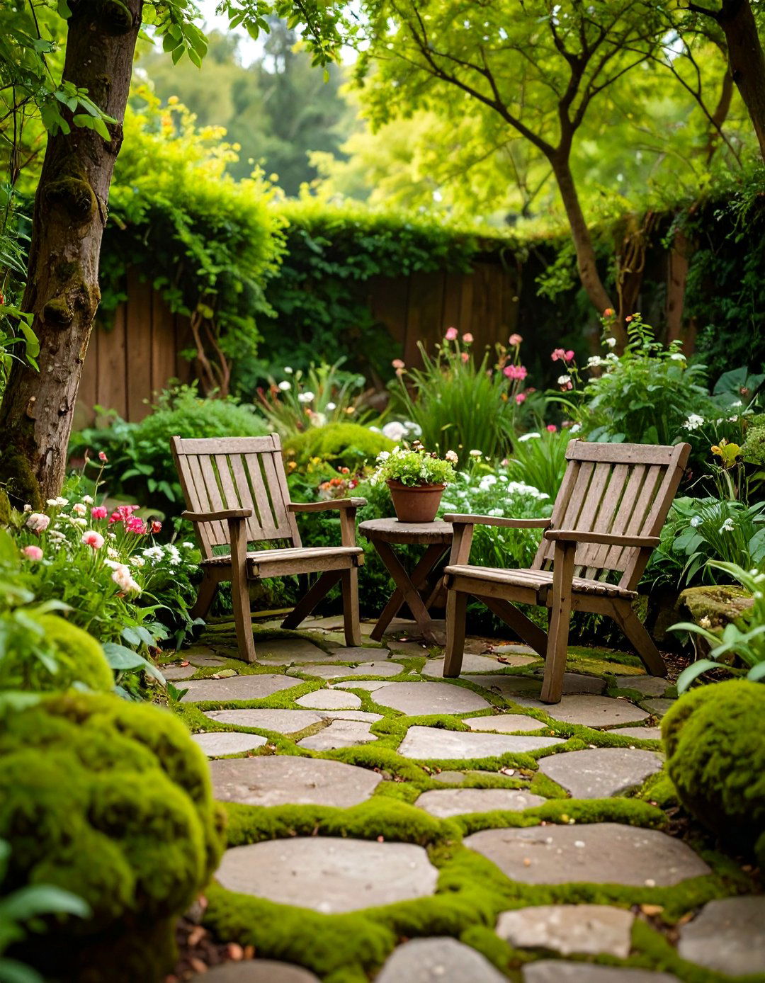 Rustic Flagstone Patio Design - 30 patio landscape ideas
