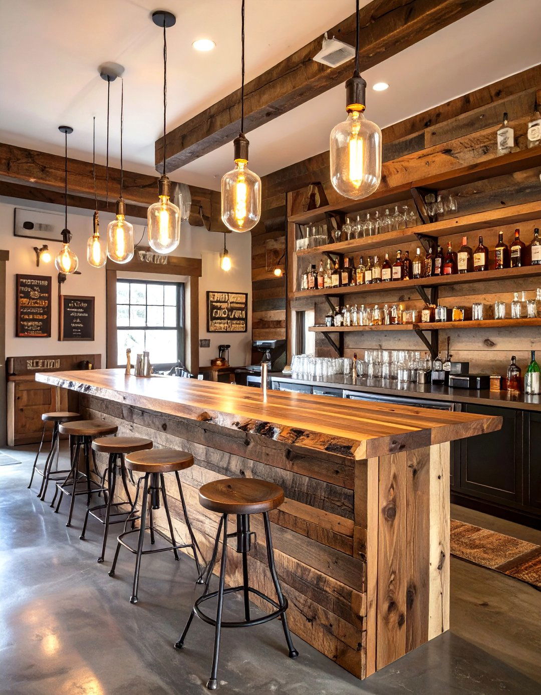 Rustic Garage Bar Ideas - 30 man cave garage bar ideas