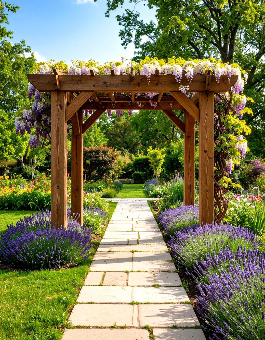 Rustic Garden Trellis Archway - 30 garden trellis ideas