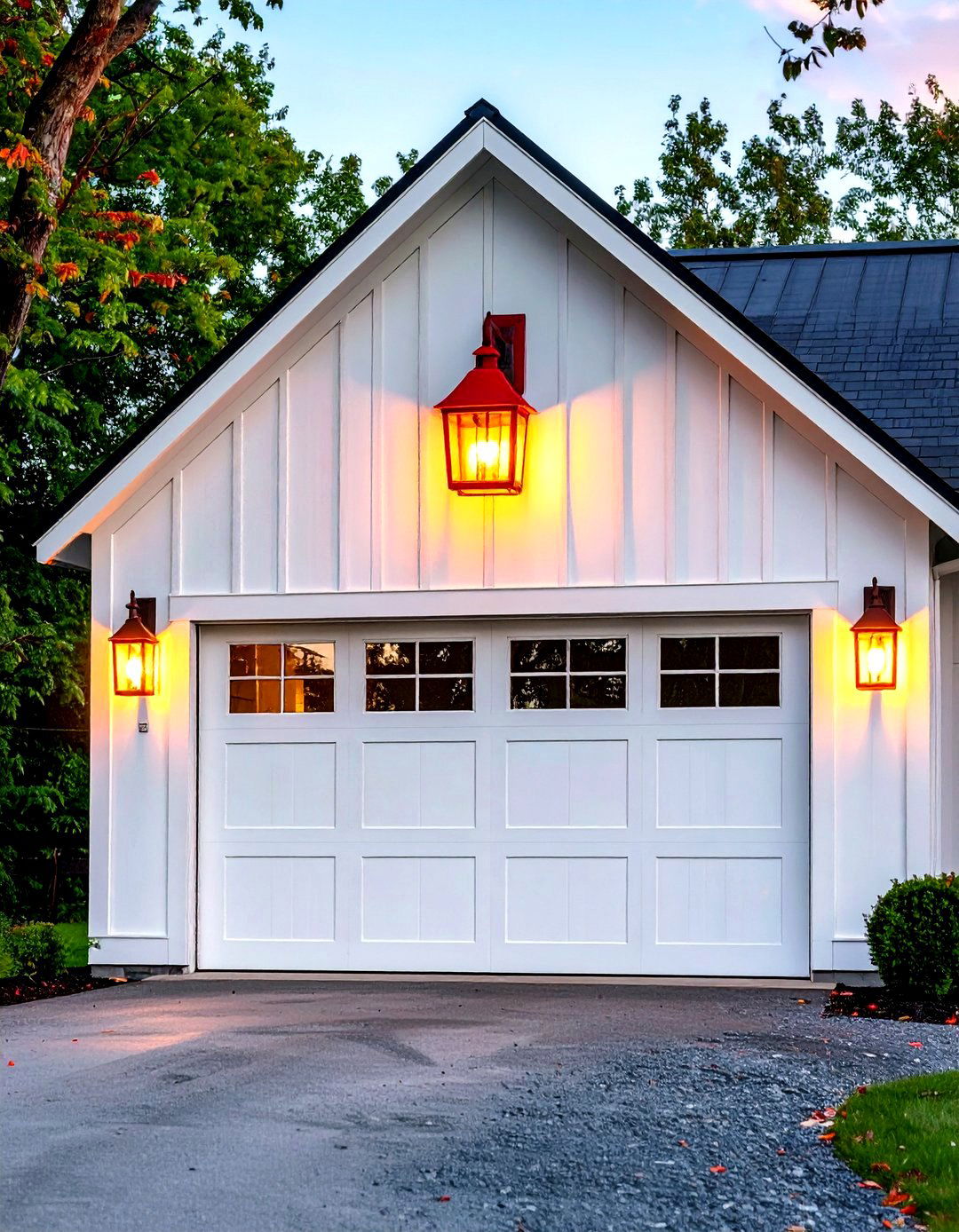 Rustic Gooseneck Barn Lights - 30 outdoor wall lighting ideas