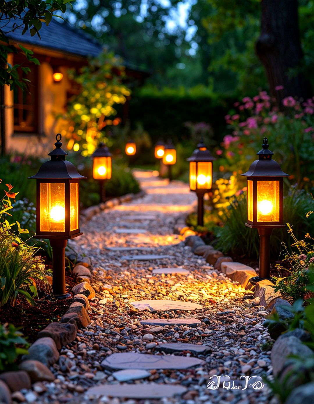30 Modern Landscape Lighting Design Ideas for Nights - We Love Home Blog