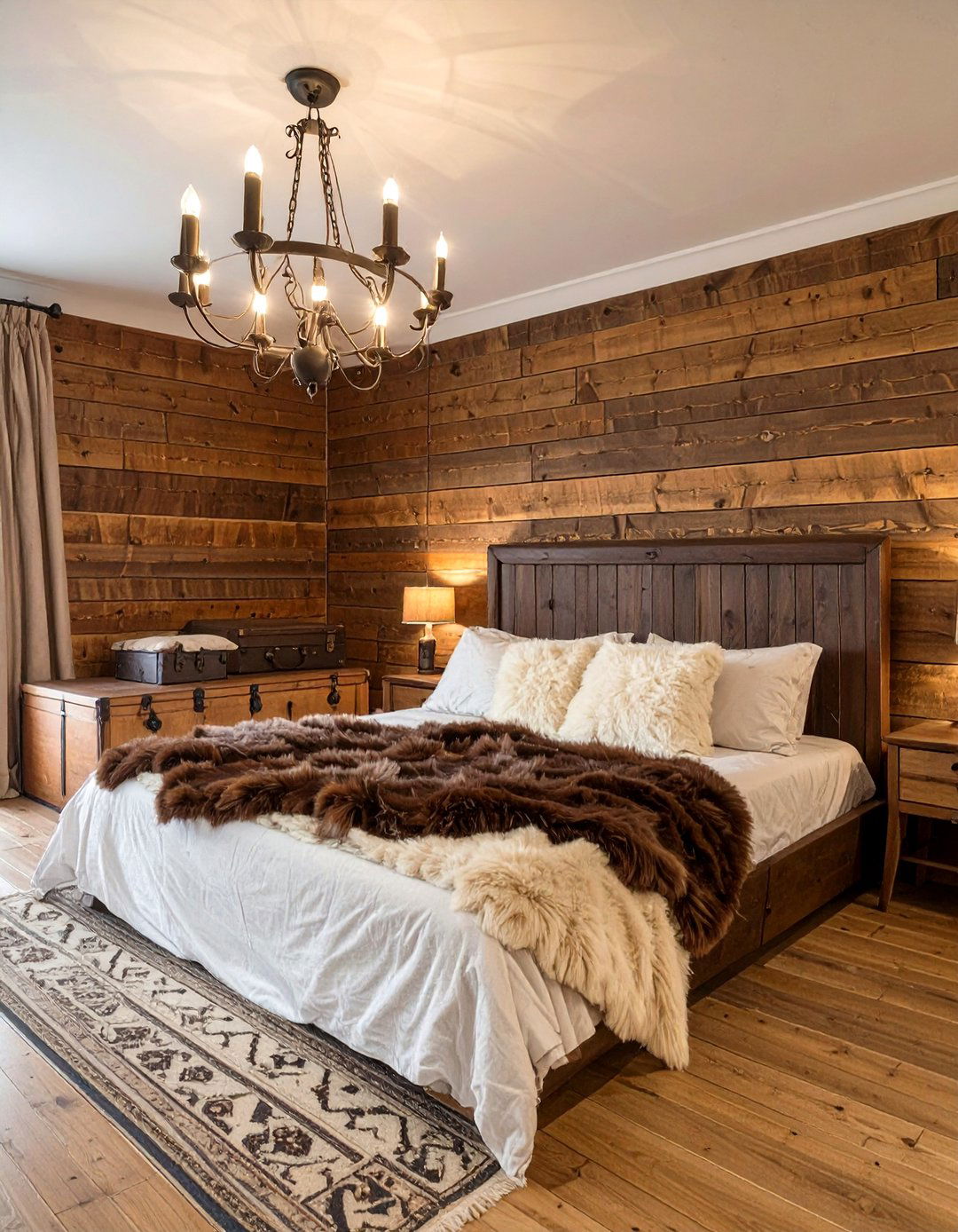 Rustic Lodge Bedroom - 30 brown bedroom ideas