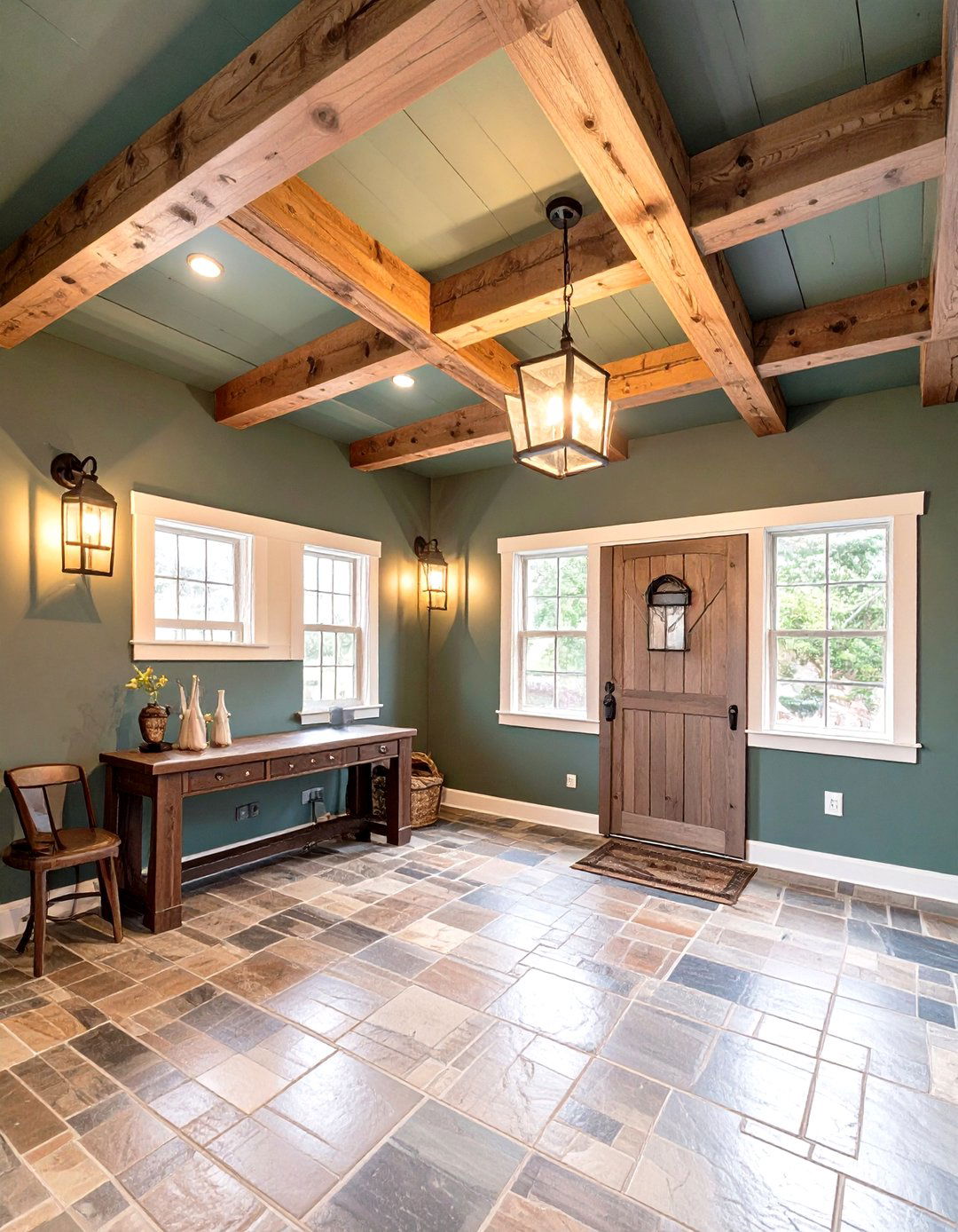 Rustic Lodge Escape - 30 garage painting ideas