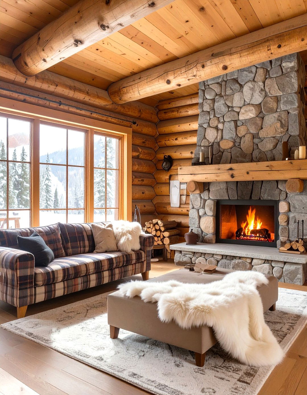 Rustic Log Cabin Retreat - 30 interior design inspiration