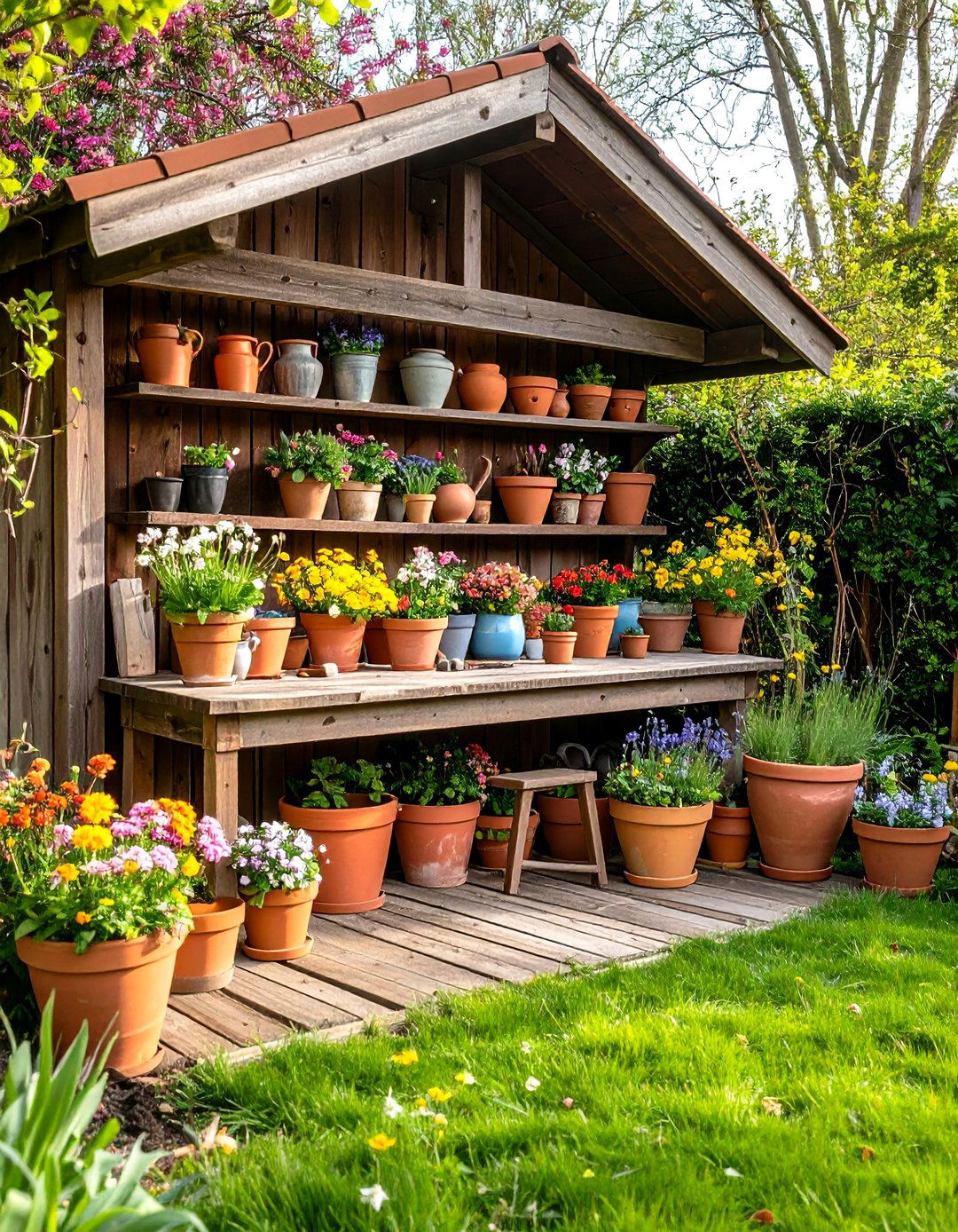 Rustic Potting Shed and Garden Room - 30 outdoor room ideas