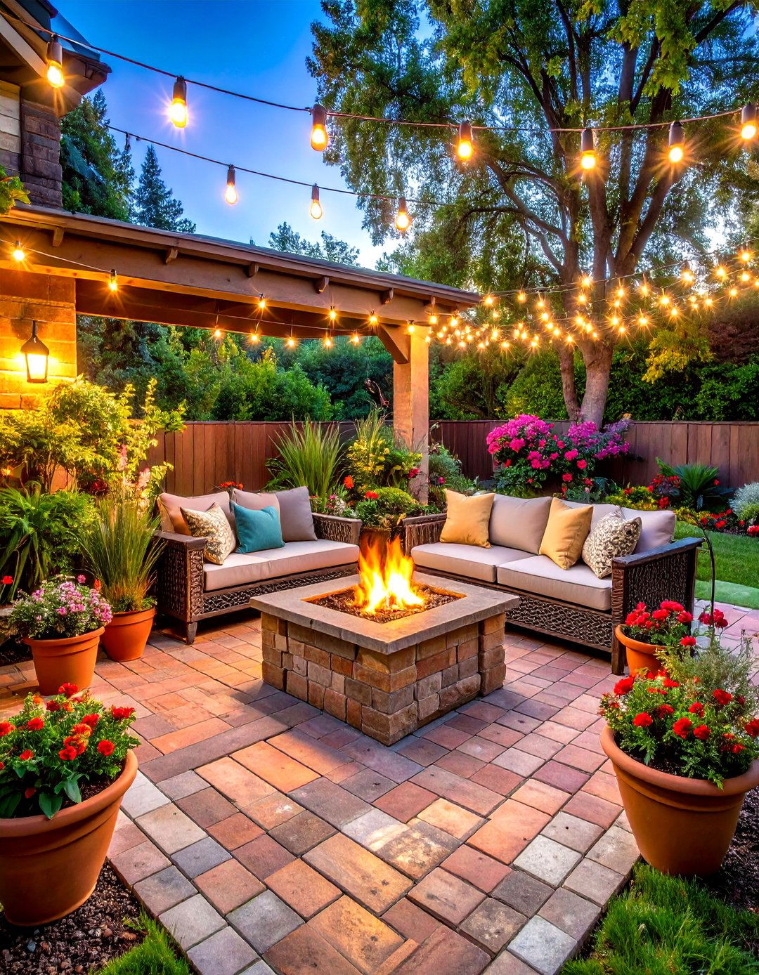 Rustic Reclaimed Brick Herringbone - 30 diy cheap patio paver ideas