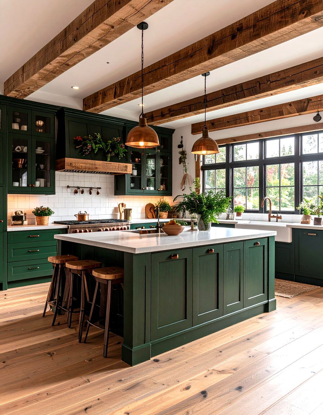 Rustic Reclaimed Wood Kitchen - 30 farmhouse kitchen decor ideas