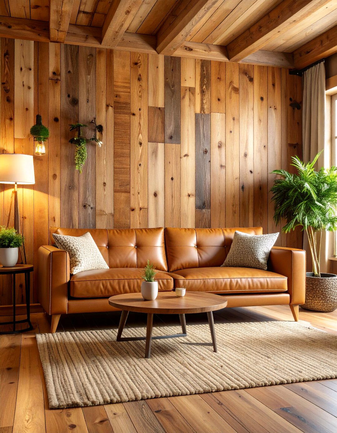 Rustic Reclaimed Wood Paneling - 30 wall decor ideas
