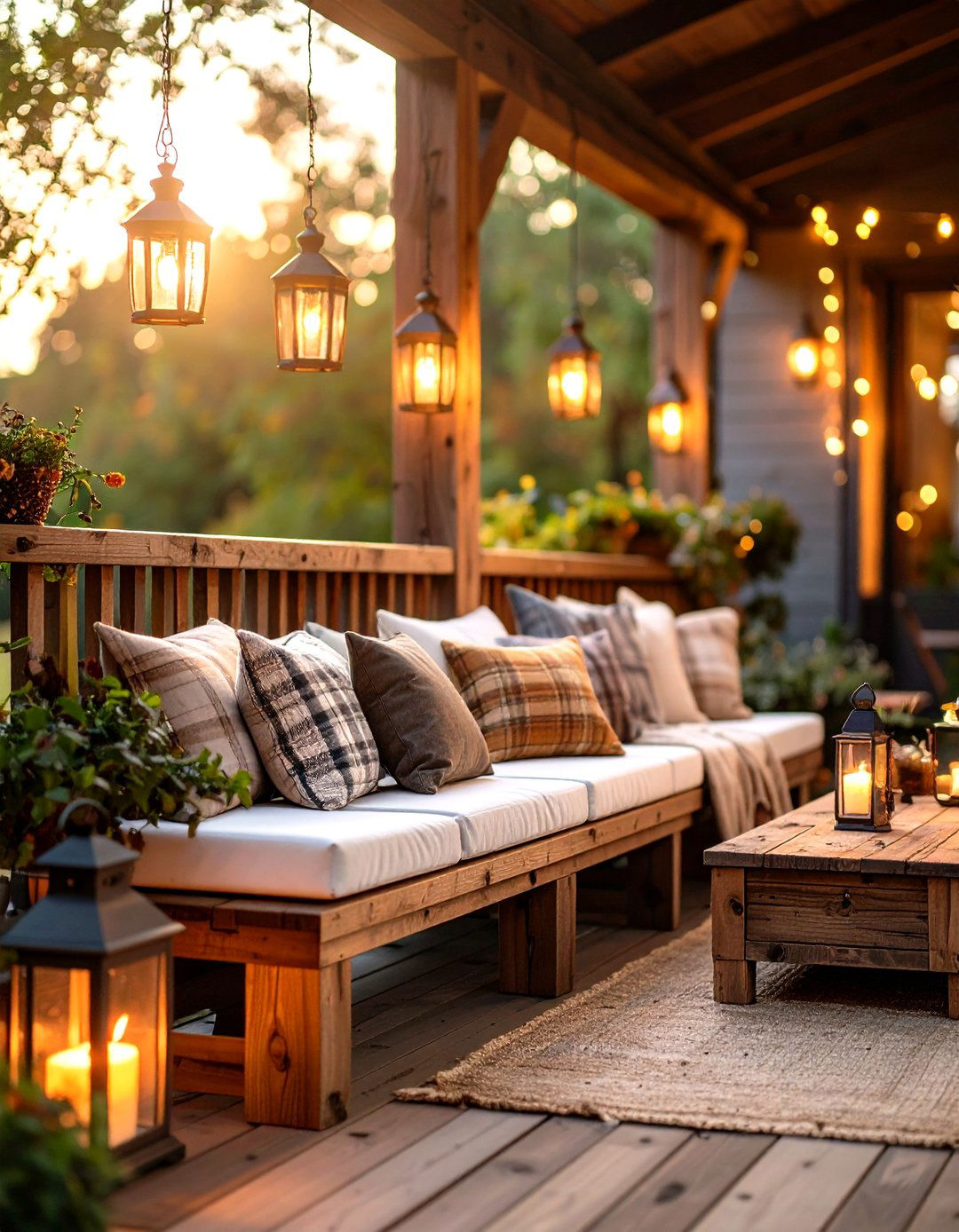 Rustic Reclaimed Wood Railing - 30 deck railings ideas