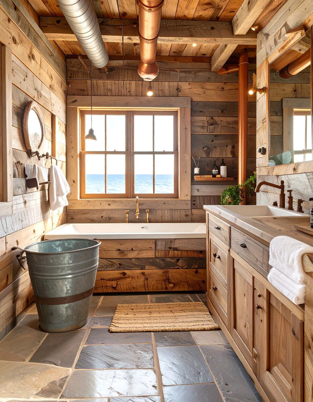 30 Refreshing Beach Bathroom Ideas for a Coastal Vibe - We Love Home Blog