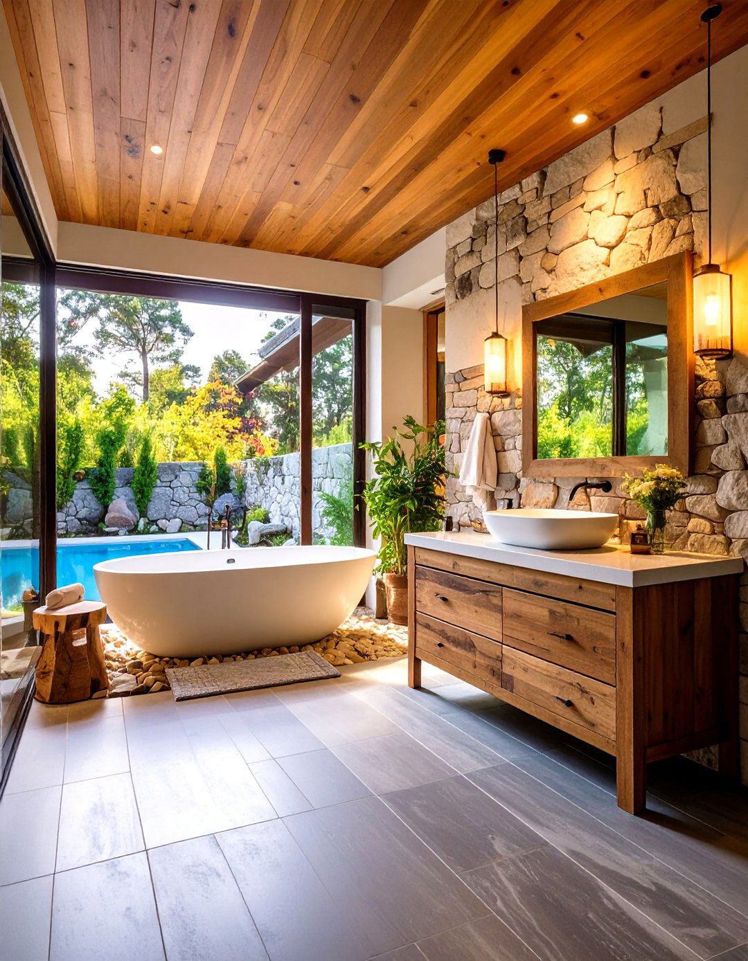 30 Pool Bathroom Ideas for Better Convenience and Style - We Love Home Blog