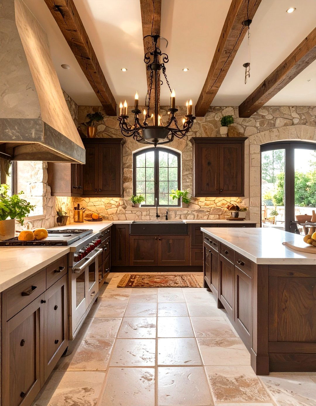 Rustic Tuscan Kitchen - 30 luxury modern kitchen designs