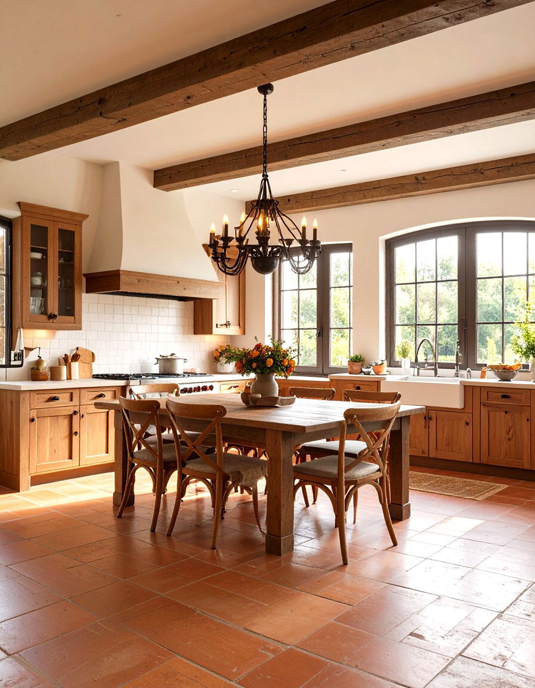 Rustic Tuscan Kitchen Dining Room - 30 kitchen dining room ideas