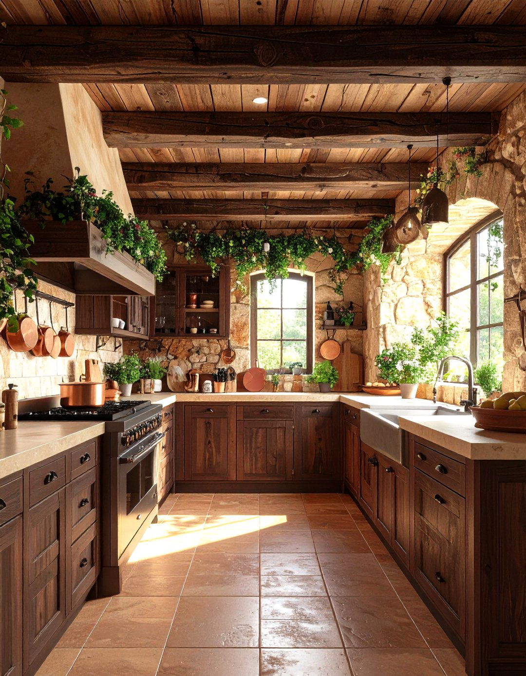 Rustic Tuscan Kitchen - 30 kitchen redo ideas