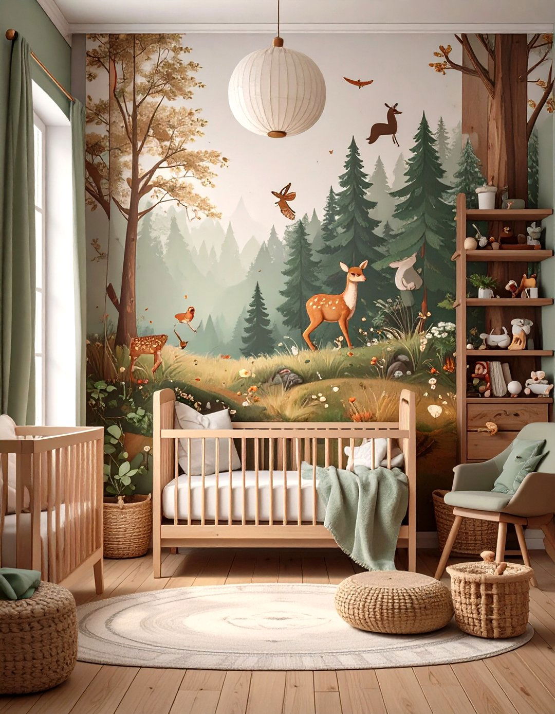 Rustic Woodland Nursery - 30 nursery ideas neutral