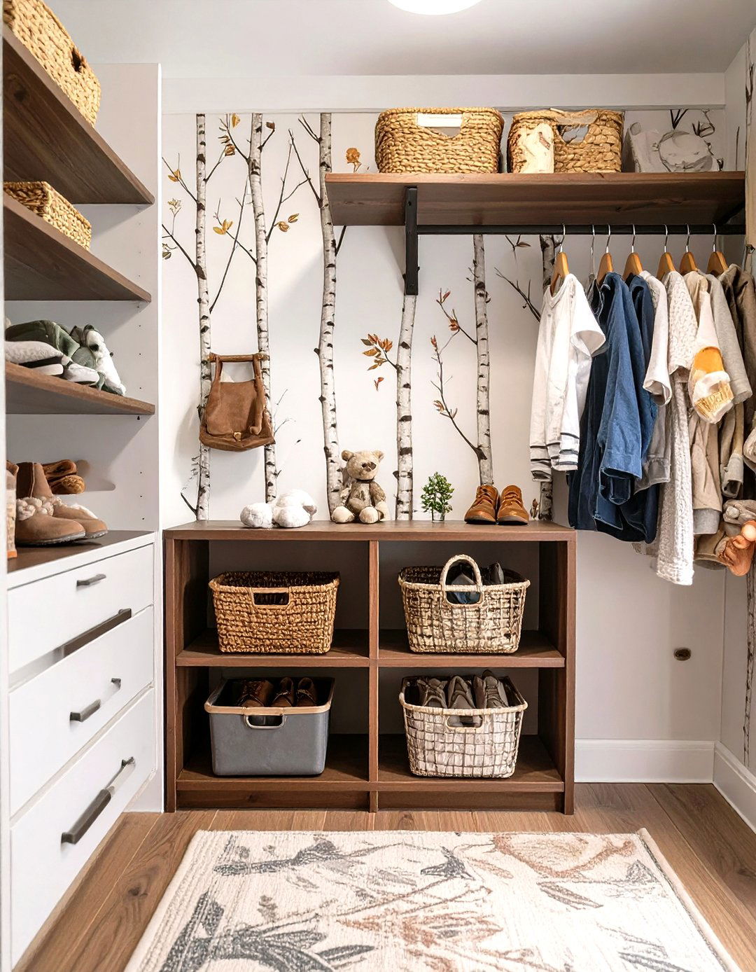 Rustic Woodland Nursery Closet - 30 nursery closet ideas