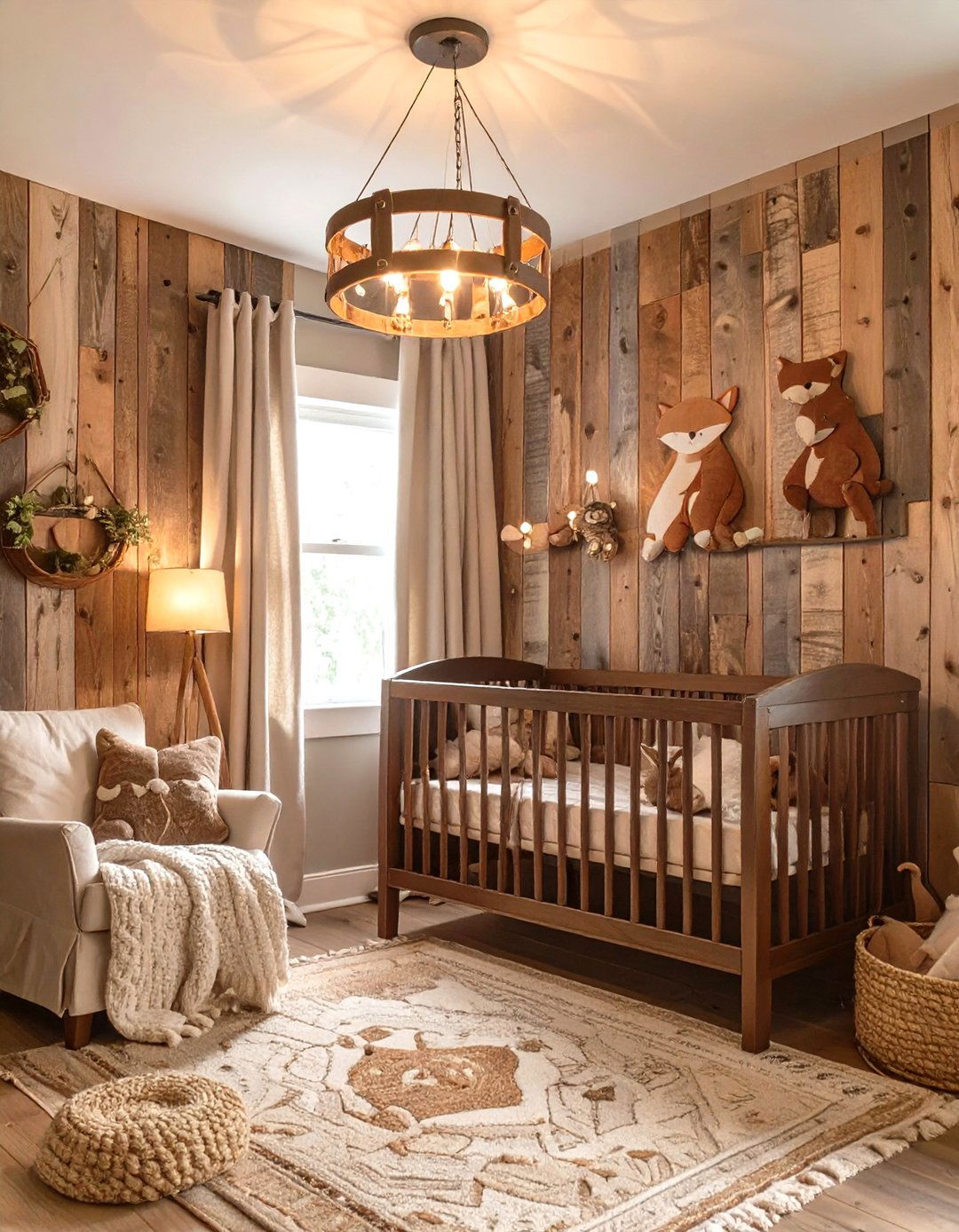 Rustic Woodland Nursery - 30 nursery ideas for boys