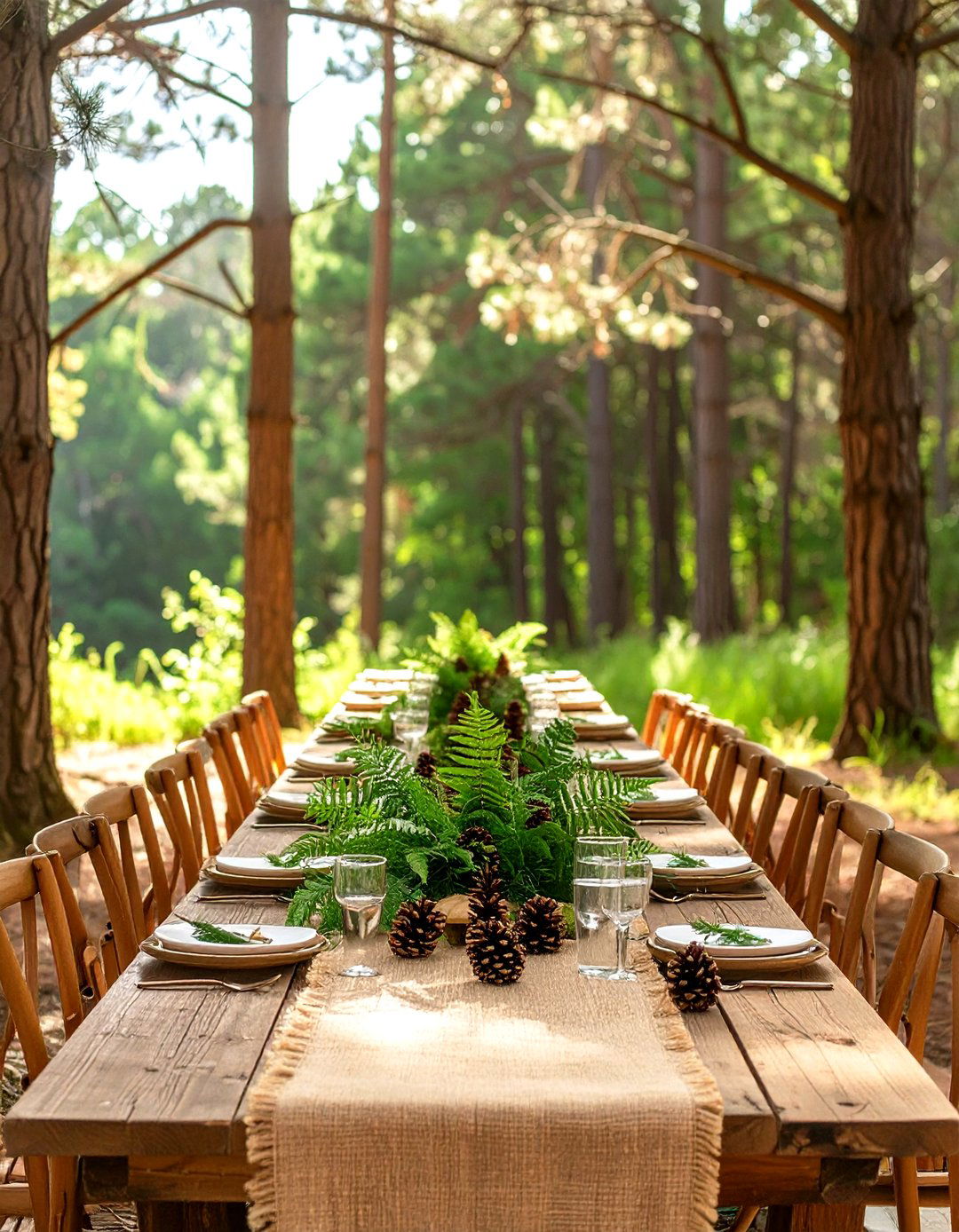 Rustic Woodland Welcome - 30 outdoor baby shower ideas