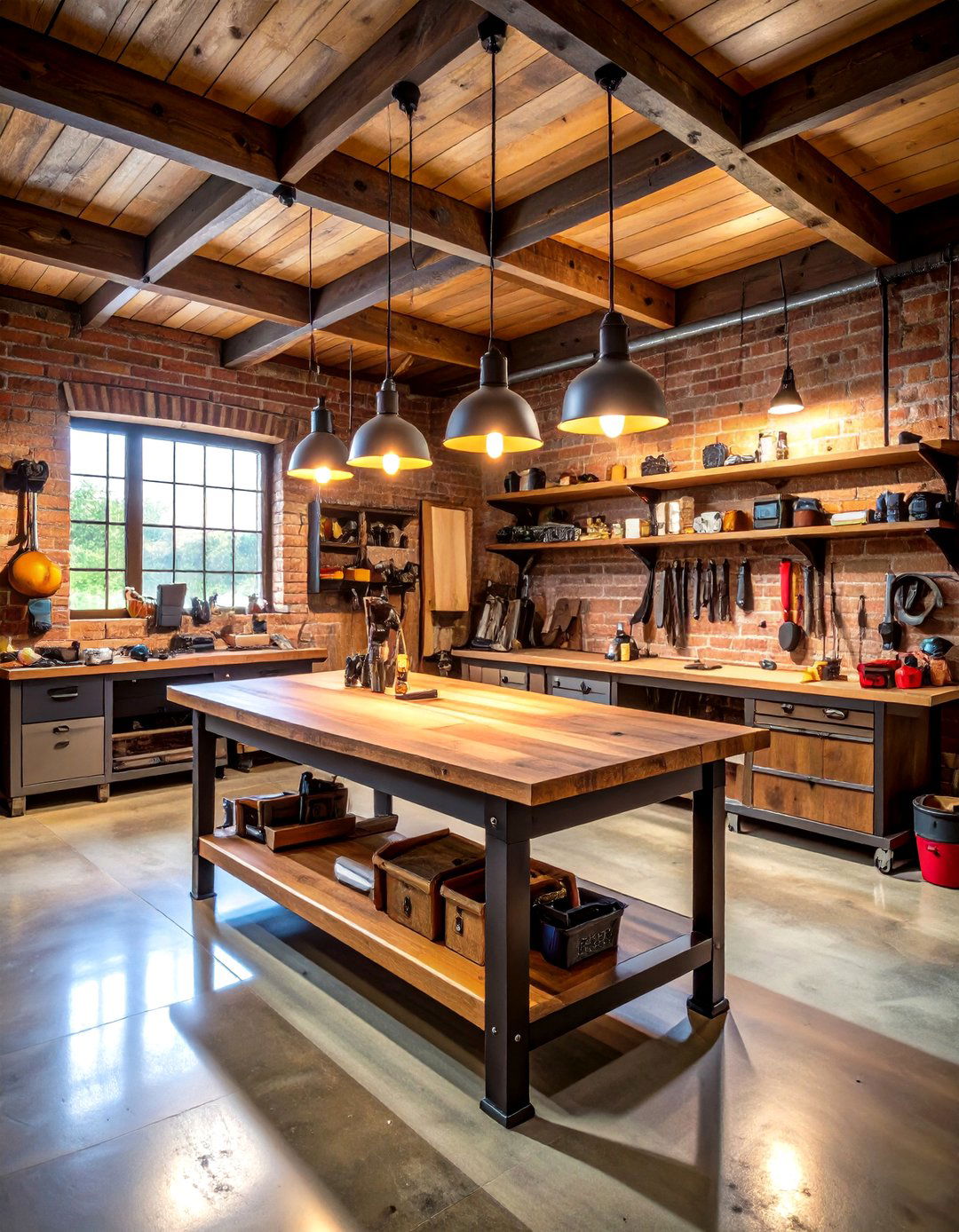 Rustic Workshop Garage - 30 2 car garage ideas