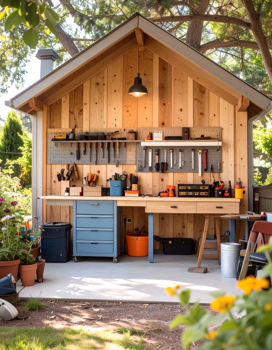 Rustic Workshop Shed - 30 backyard shed ideas