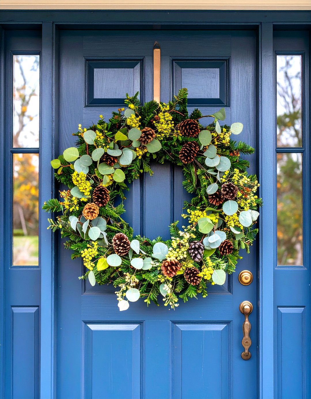Rustic Wreaths from Natural Elements - 30 rustic front porch decorating ideas