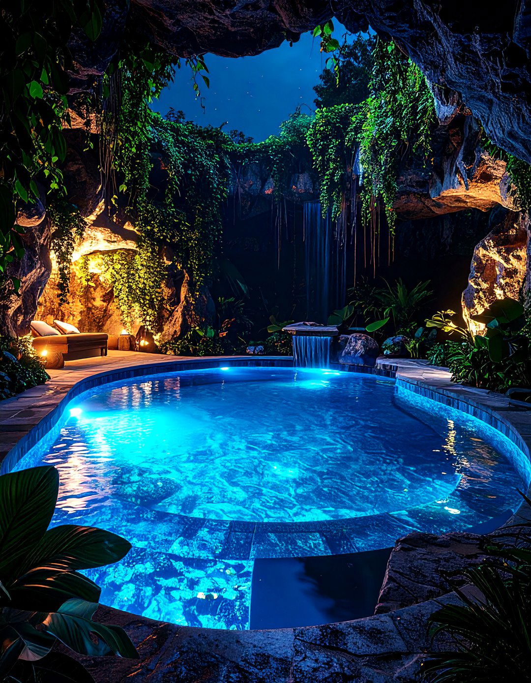 Sacred Cenote Inspired Pool - 30 backyard designs mx