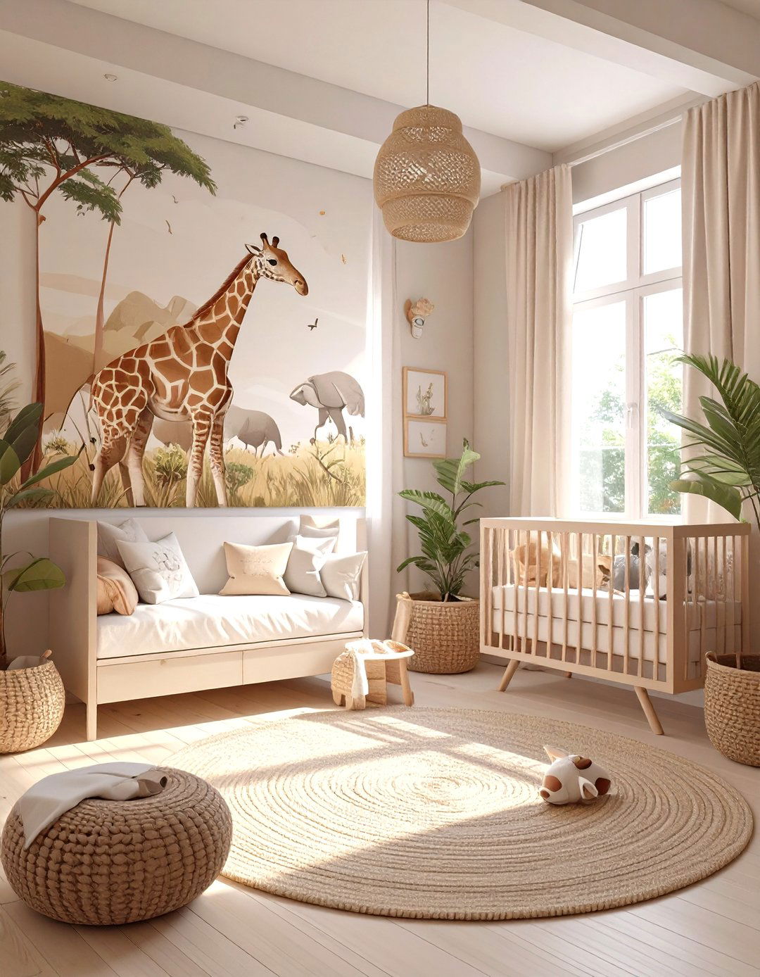 Safari Adventure Nursery - 30 nursery ideas neutral