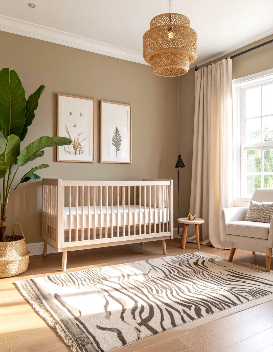Safari Inspired Modern Nursery - 30 modern baby boy room ideas