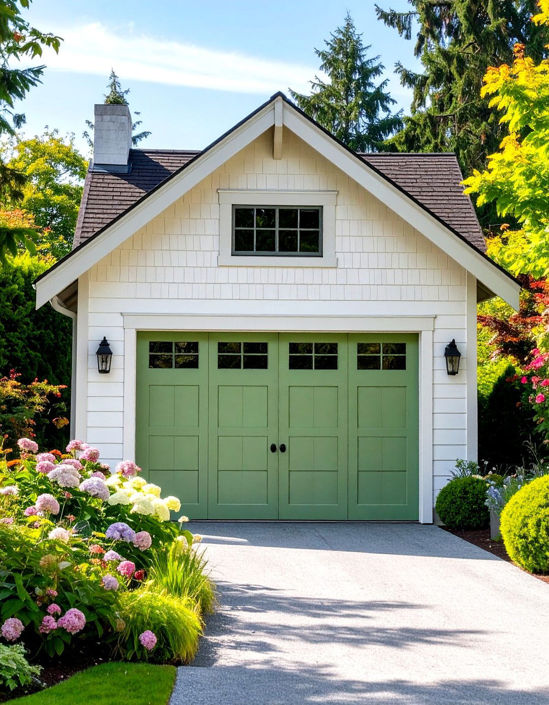 Sage Green Garage Door Paint - 30 garage door paint ideas