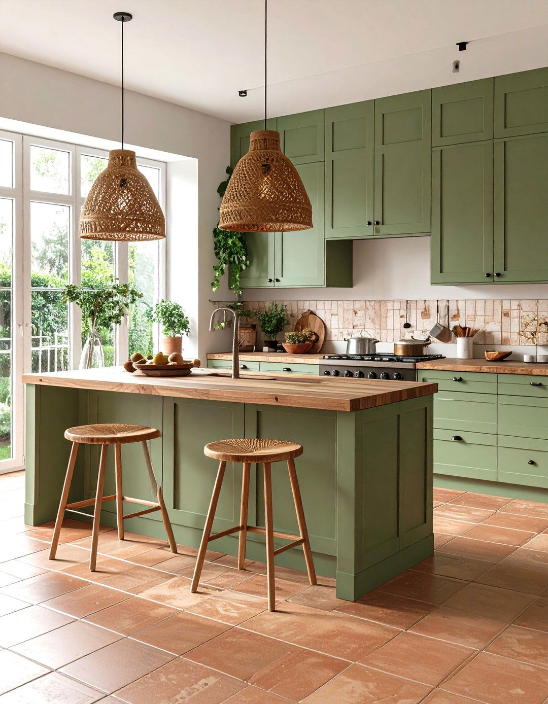 Sage Green Kitchen Cabinets - 30 kitchen cabinet colors ideas