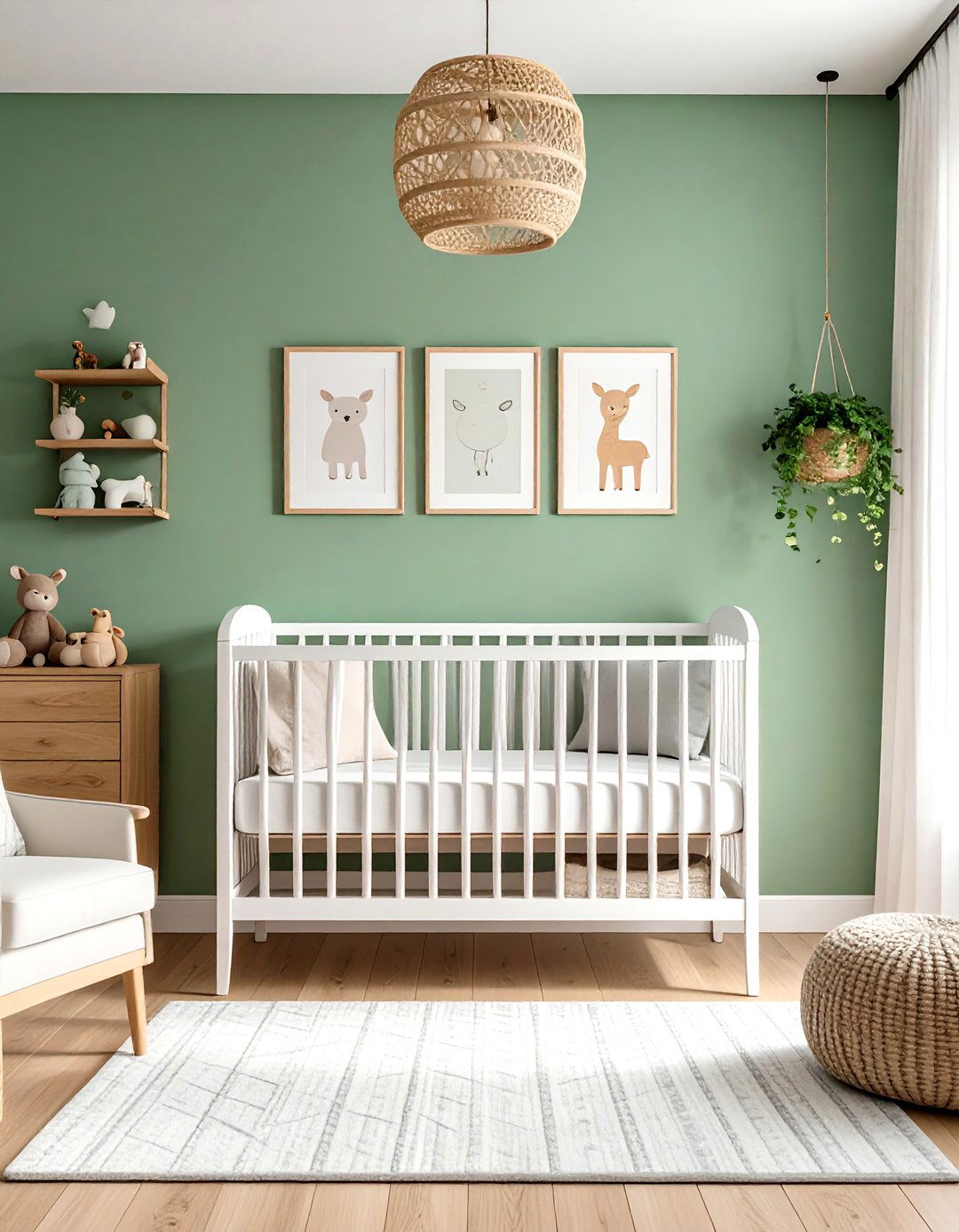 Sage Green Nursery Accent Wall - 30 accent wall color ideas