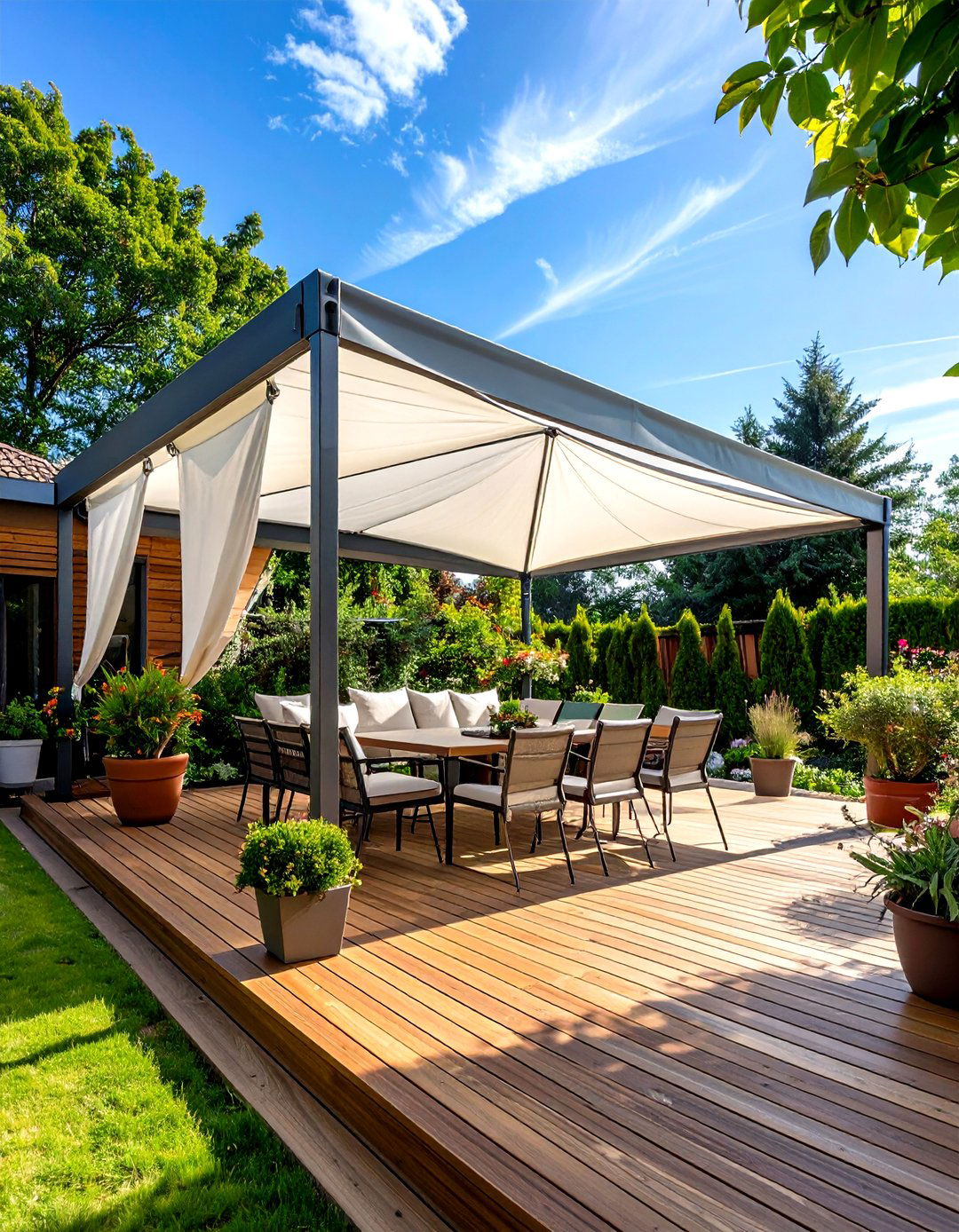 Sail Shade Patio Pergola - 30 pergola ideas for patio