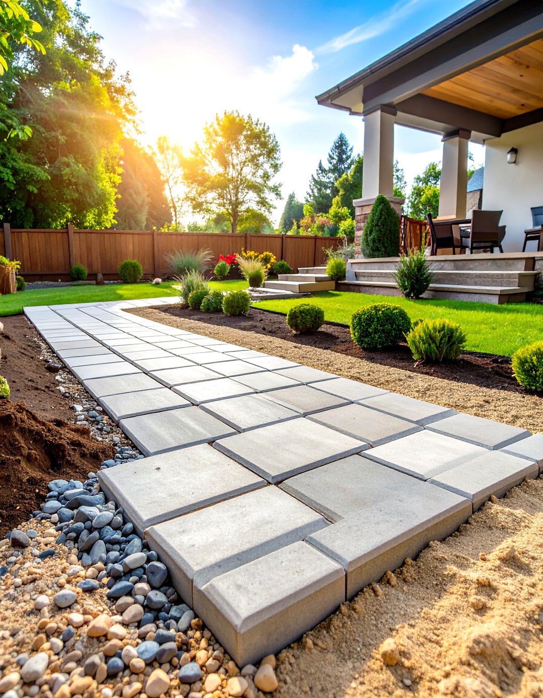 Sand Set Paver Patio on a Budget - 30 diy cheap patio paver ideas