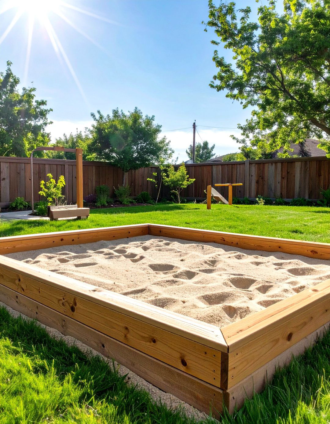 Sandpit Training Area - 30 outdoor gym ideas