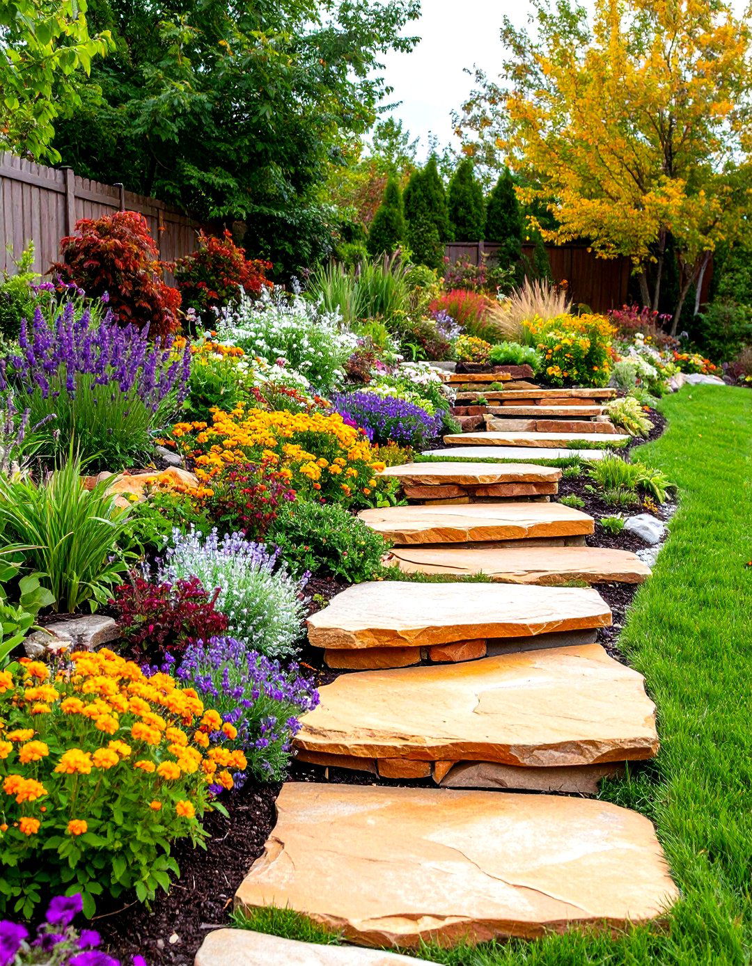 Sandstone Ledge Rock Garden - 30 rock garden landscaping ideas