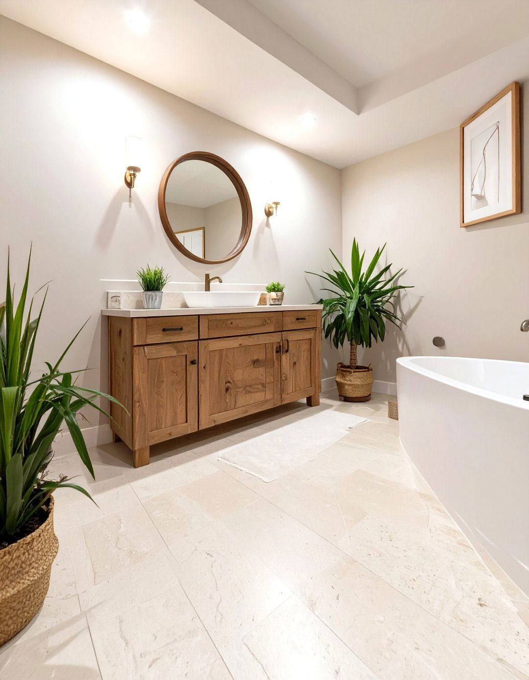 Sandstone Textured Epoxy Basement Floor - 30 epoxy basement floor ideas