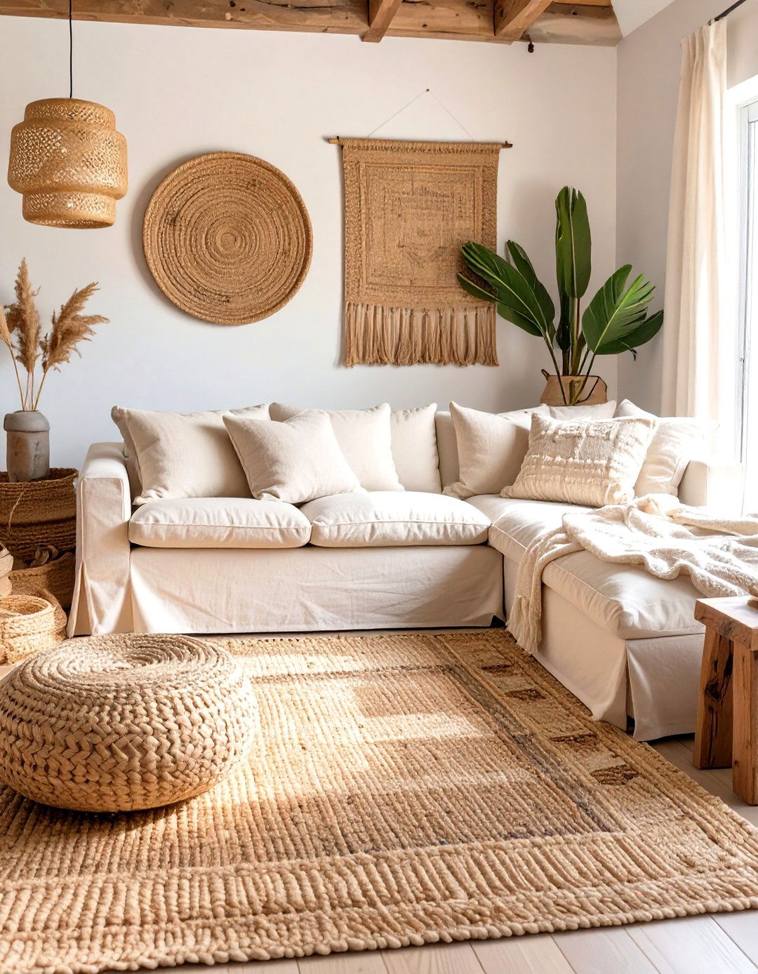 Sandy Neutrals and Natural Textures - 30 beach house decor ideas