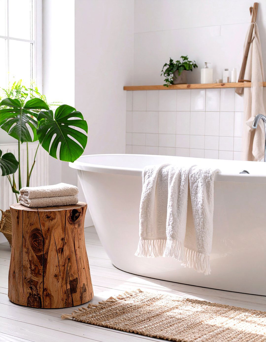 Sauna Inspired Wood Elements - 30 scandinavian bathroom design ideas